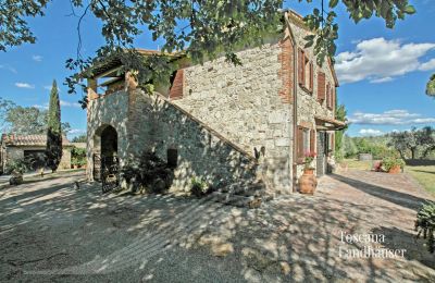 Bauernhaus kaufen Sarteano, Toskana:  RIF 3009 Blick auf Haupthaus