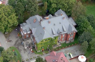 Historische Villa kaufen Kudowa-Zdrój, Zdrojowa 36, Niederschlesien:  Drohne