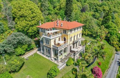 Historische Villa kaufen 28823 Ghiffa, Villa Volpi, Piemont:  Drohne