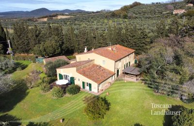 Landhaus kaufen Castagneto Carducci, Toskana:  RIF 3057 Vogelperspektive