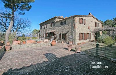 Landhaus kaufen Gaiole in Chianti, Toskana:  RIF 3041 große Terrasse