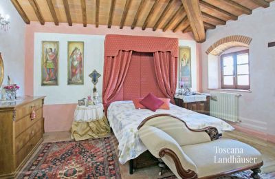 Landhaus kaufen Gaiole in Chianti, Toskana:  RIF 3041 Schlafzimmer 1