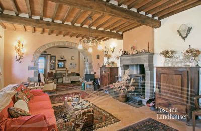 Landhaus kaufen Gaiole in Chianti, Toskana:  RIF 3041 Wohnbereich