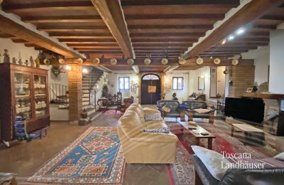 Bauernhaus kaufen Marciano della Chiana, Toskana:  RIF 3055 Wohnbereich mit Treppe