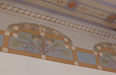 Historische Villa kaufen Lucca, Toskana, affresco