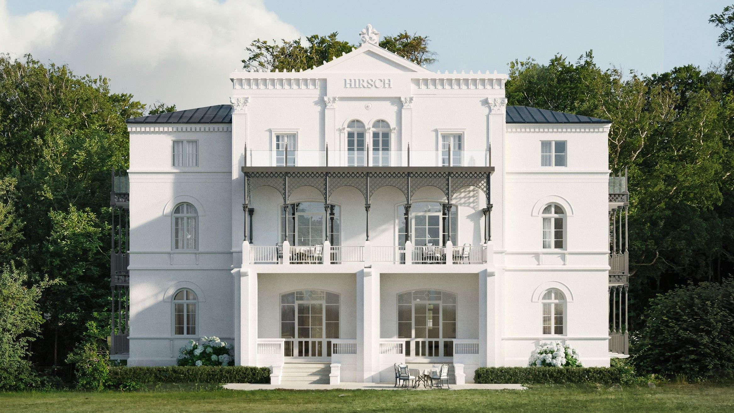 Fotos Villa Hirsch im Ostseebad Heiligendamm, 1. Reihe Ostsee