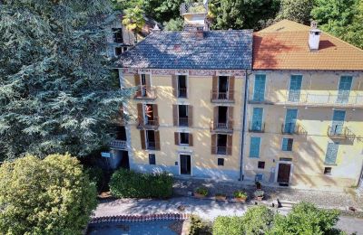 Historische Villa kaufen 28824 Oggebbio, Piemont, Drohnenfoto