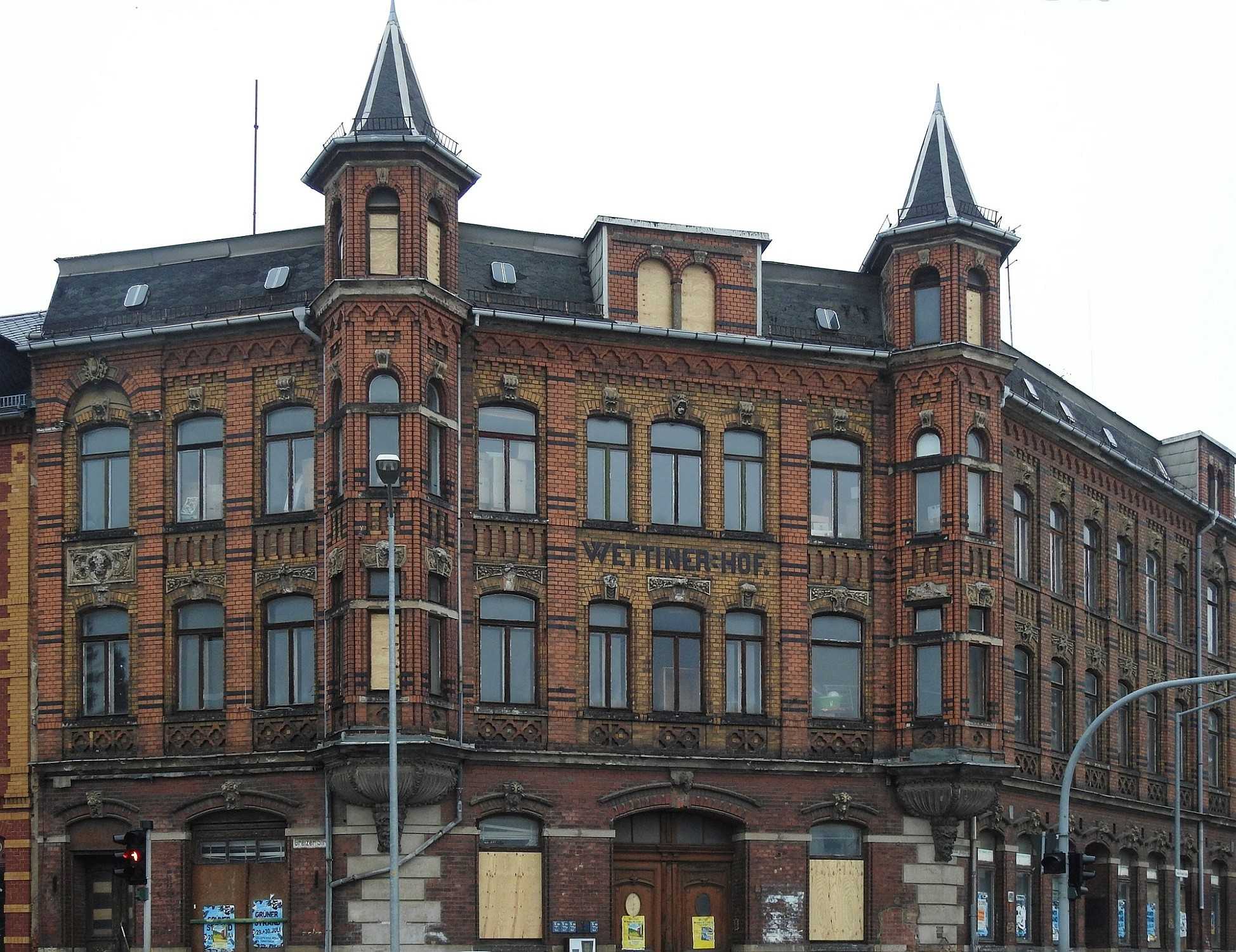 Fotos Baudenkmal in Reichenbach/Vogtland: Ehemaliges Hotel Wettiner Hof