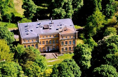 Castello in vendita powiat gorzowski, gmina Witnica, Dąbroszyn, Pałac w Dąbroszynie, Lubusz, Foto con drone