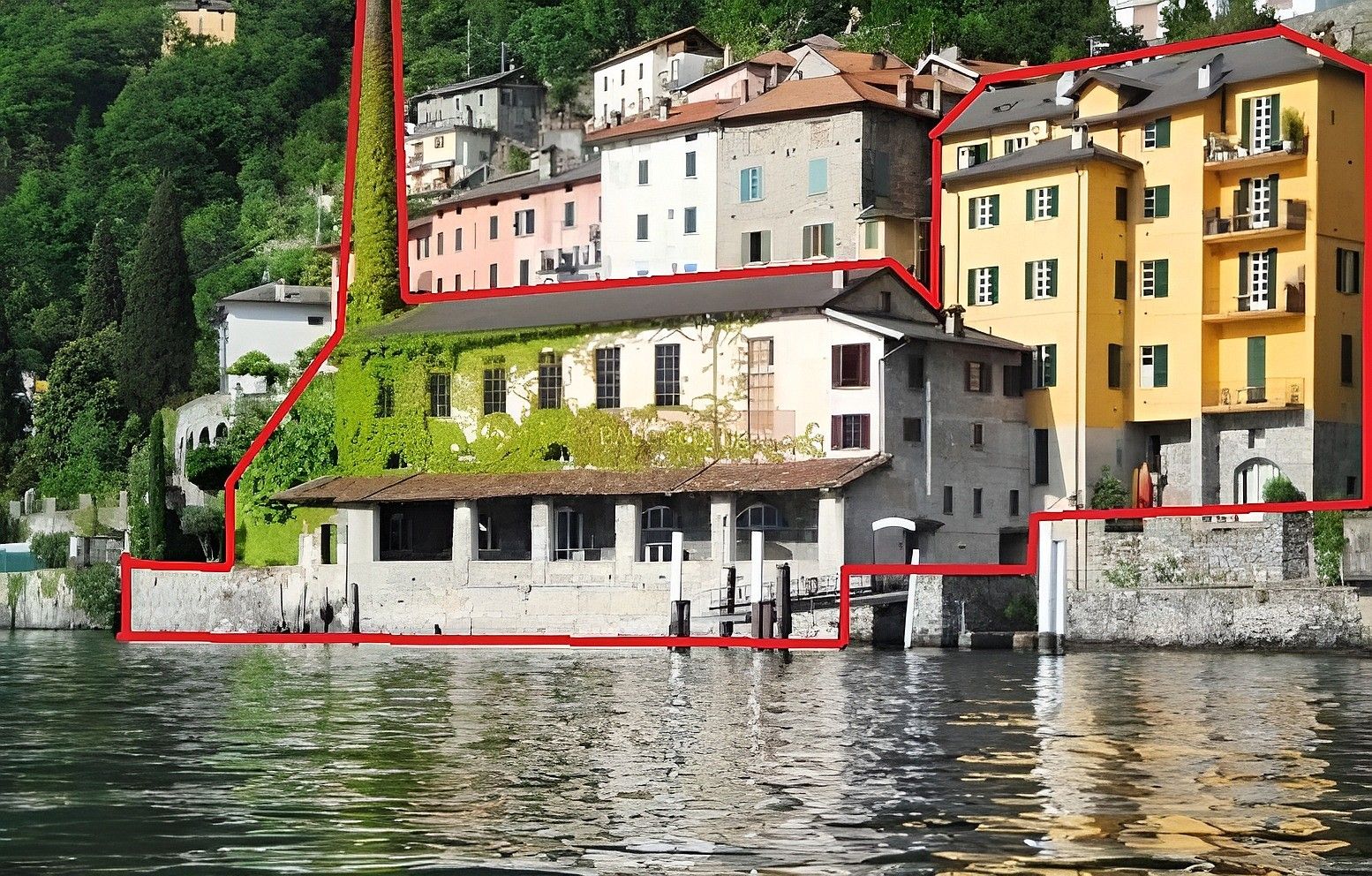 Fotos Ehemalige Seidenfabrik mit Apartments am Comer See