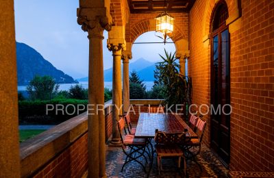 Historische Villa kaufen Menaggio, Lombardei:  Terrasse