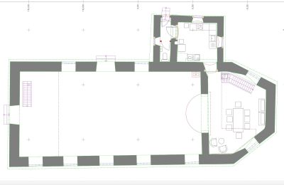 Kirche kaufen 78591 Durchhausen, Vordere Kirchgasse  6, Baden-Württemberg:  Entwurf Wohnung Chor EG