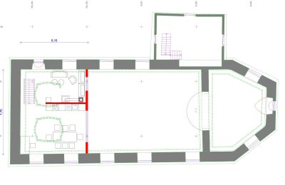 Kirche kaufen 78591 Durchhausen, Vordere Kirchgasse  6, Baden-Württemberg:  Entwurf Wohnung Empore OG