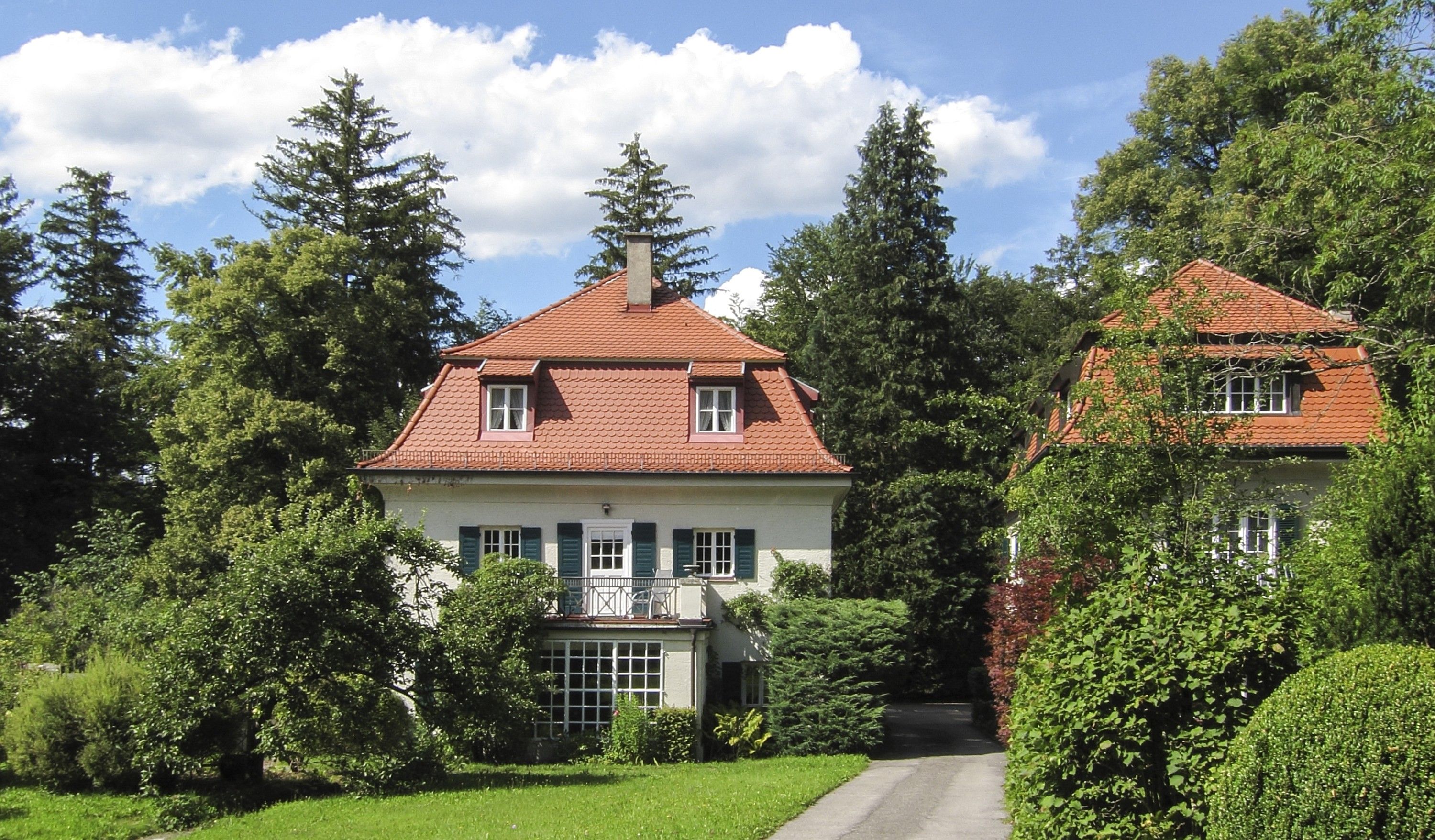 Leben im Vorort von München Grünwald
