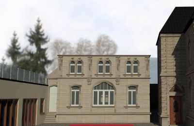 Historische Villa kaufen Neustadt an der Weinstraße, Rheinland-Pfalz, Nebengebäude (vorne) Werkstatt (links)