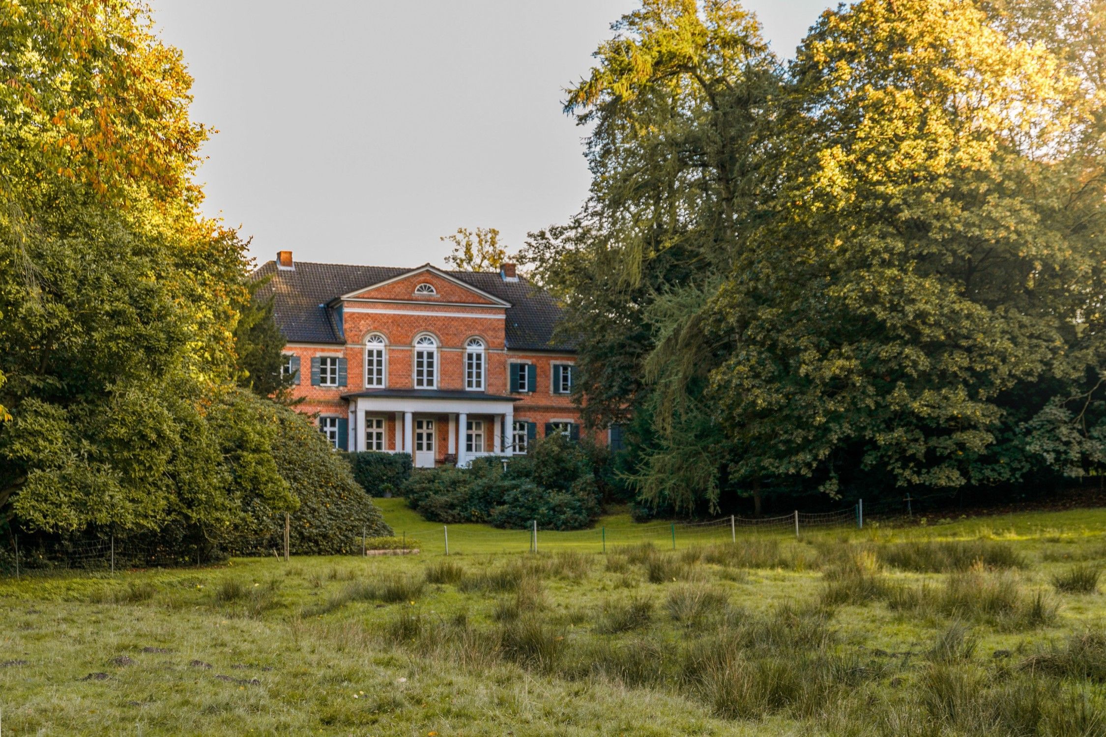 Immagini Villa padronale vicino ad Amburgo con parco alla Lenné
