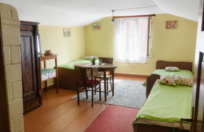 Propriété historique à vendre Izbica Kujawska, Toruńska 9, Cujavie-Poméranie, sypialnia na piętrze