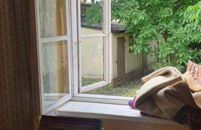 Proprietà storica in vendita Izbica Kujawska, Toruńska 9, Kujavie-Pomerania, widok na ogród i pomieszczeie gospodarcze