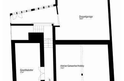 Proprietà Frick, Pianta del piano 1