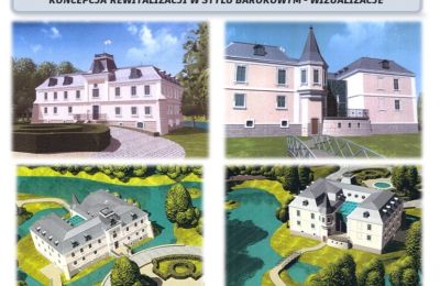 Schloss erwerben Komorowice, Wrocławska 27, Niederschlesien, Visualisierung