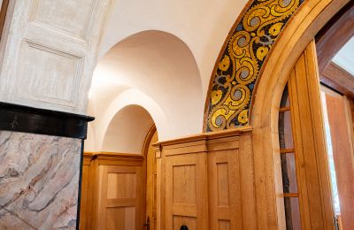 Historische Villa kaufen Berlin, Matterhornstrasse  82, Detailansicht I Halle