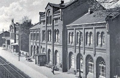 Propriété historique à vendre 49356 Diepholz, Am Bahnhof  1, Basse-Saxe, Bahnhofsgeäude Rückseite ca. 1930