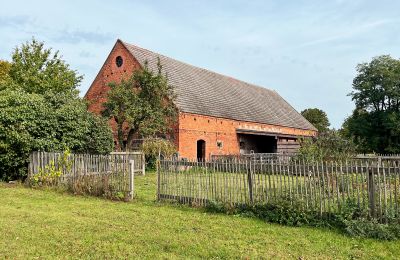 Herrenhaus/Gutshaus erwerben Brandenburg, Stall Rückansicht - Garten