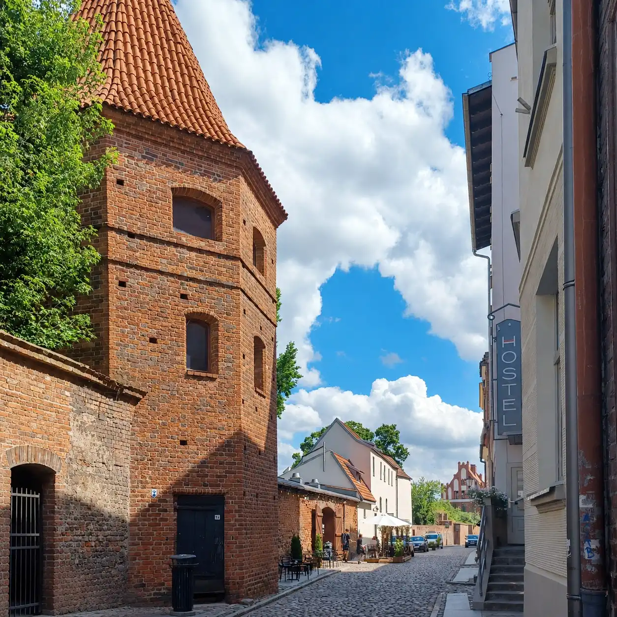 Fotos Turm in der Altstadt von Toruń, direkt neben der Deutschordensburg