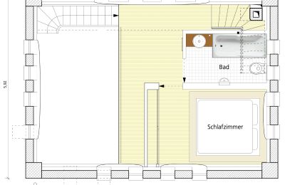 Historische Liegenschaft erwerben 15324 Groß Neuendorf, Hafenstraße 1A, Brandenburg, Verladeturm Grundriss fünftes Obergeschoss