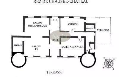 Propriété La Roche-Posay, Plan d'étage 1