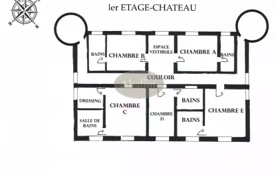 Propriété La Roche-Posay, Plan d'étage 2