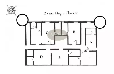 Propriété La Roche-Posay, Plan d'étage 3