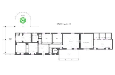Propriété Francavilla Fontana, Plan d'étage 1