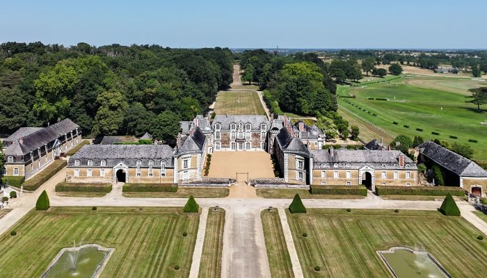 Château classique des XVIIe–XVIIIe siècles en Anjou, Maine-et-Loire