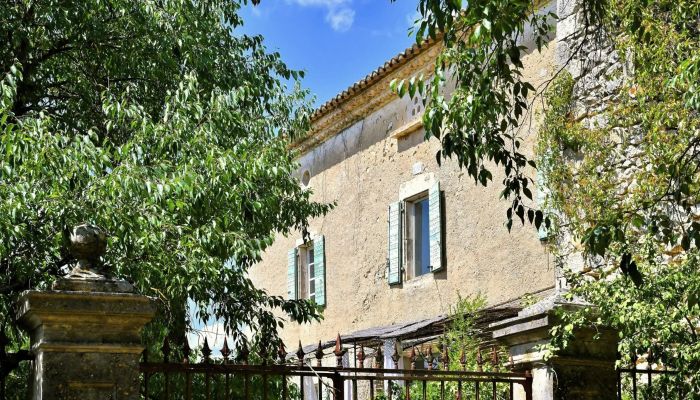 Mas autentico con elementi originali conservati, a 21 minuti da Uzès
