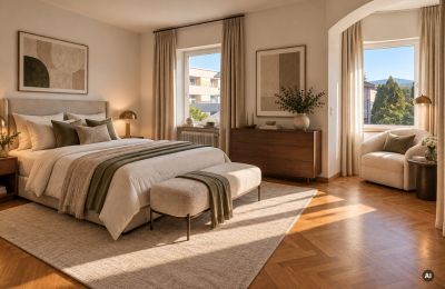 Historische Villa kaufen 5020 Maxglan, Salzburg, Visualisierung - Schlafbereich 
