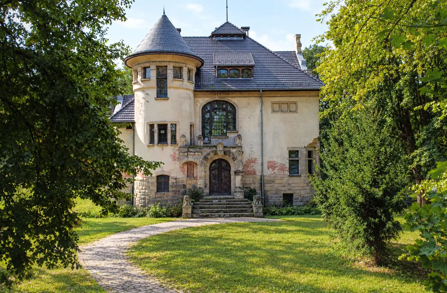 Fotos Teilsanierte historische Villa in Jelenia Gora, Hirschberger Tal