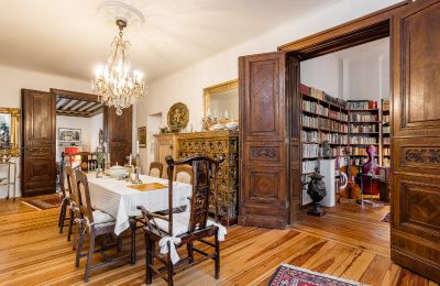 Villa storica in vendita Berlin, Berlino, Essbereich / Blick in die Bibliothek