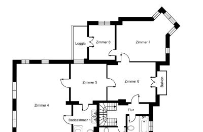 Villa storica in vendita Berlin, Berlino, Obergeschoss