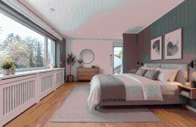Villa storica in vendita Berlin, Berlino, Master-Bedroom mit Zugang zur Terrasse im OG visualisiert