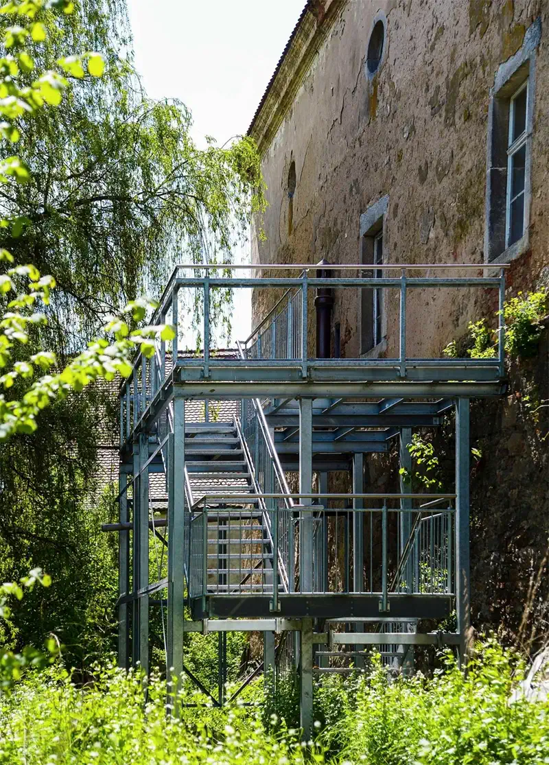 Brandschutzkonzept für Schlösser: Zweiter Rettungsweg