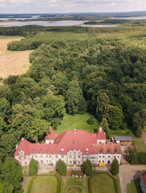 Sztynort, Pałac rodu von Lehndorff - Schloss Steinort -  Pałac w Sztynorcie