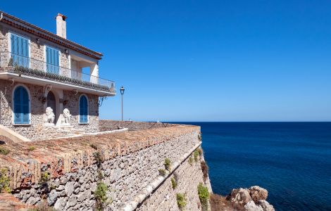 Antibes, Promenade de l'amiral de grasse - Villa in Antibes mit Meerblick