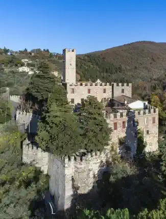 Castello dei Lagri – Eine Burg nördlich von Florenz, Italien