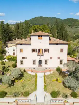 Villa Murtas im Süden von Florenz, Italien