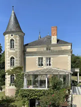 Château dans la région de la Loire avec parc, étang et deux dépendances, La Roche-Posay, Nouvelle-Aquitaine