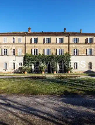 Klassizistische Villa mit Park und Nebengebäuden in Alseno, Alseno, Emilia-Romagna