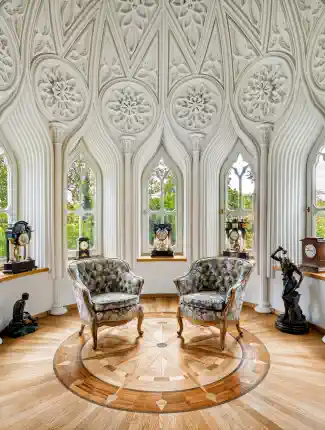 Pałac w Patrykozach - Neogotische Residenz in Masowien