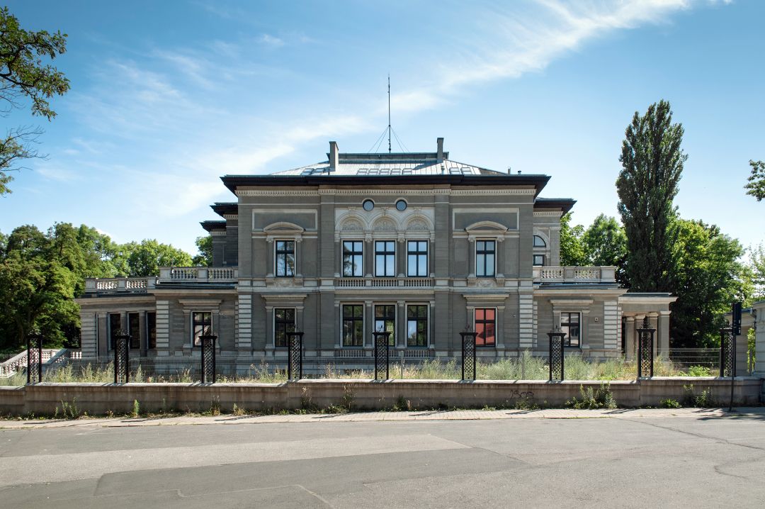 Historische Villen Lodz: Villa Grohman, Ansicht Norden